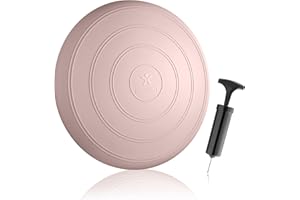 ‎BODYMATE BODYMATE Ballsitzkissen COMFORT inkl. Pumpe 33cm Durchmesser - Balance-Kissen, Sitzballkissen, Luftkissen, Balance Pad - Core-, Fitness-, Reha-, Koordinations- und Rückentraining