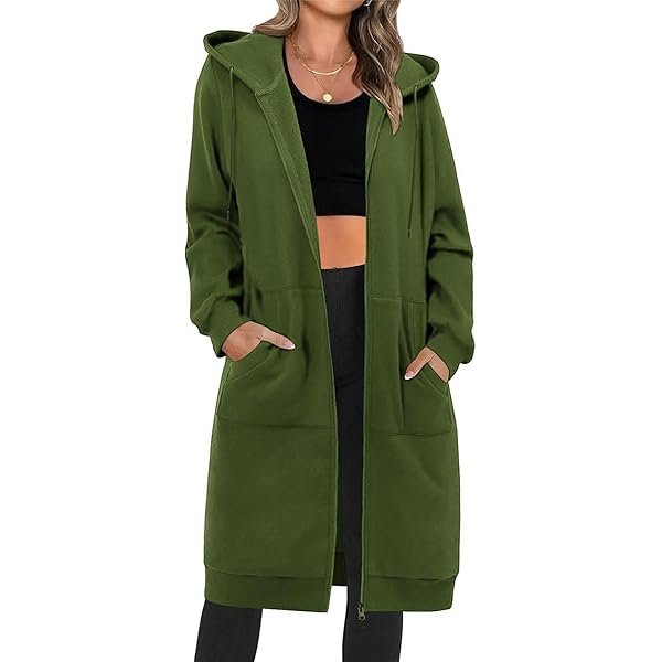 Tongmingyun Gebreide jas vrouwen lang met capuchon winter grof vest casual casual gebreide jas lange gebreide jas open, Zwart, S
