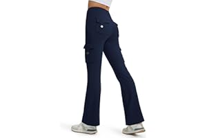 Libin Leggins Termici da Donna Impermeabile Vita Alta Pantaloni Invernali in Pile Yoga Sportivi Felpati Trekking Felpati Leggings con Tasche