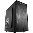 NOX XTREME PRODUCTS Forte NXFORTE Micro ATX Mini Tower, USB 3.0, Front Brush Finish, Includes 120 mm Fan, Space for 3 Fans, 305 mm Graphics, Black