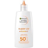 Garnier Ambre Solaire Super UV C Vitamini Koyu Leke Karşıtı Fluid Y&uuml;z G&uuml;neş Kremi SPF50+ 40 ml