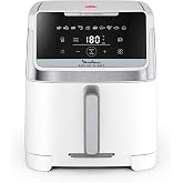 Moulinex - Easy Fry Silence Air Fryer - 10 programmes - 7 L - Blanc | Friteuse à air multifonctions pour 8 personnes - Techno