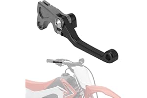 IUVWISN Dirt Bike Brake Lever Pivot Levers Adjustable CNC for CRF 110 CRF110F 2013-2024 CRF70F 2004-2012 XR70R 2000-2003 Dirt Pit Bike Black
