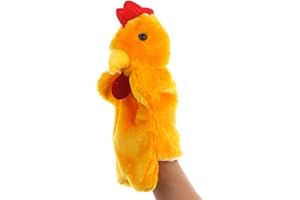 LOMTRATS Cane Coniglio Elefante Colomba Drago Capra Koala Panda Orso Pecora Mucca Marionette a Mano Animali di Peluche Giocattoli per Giochi di Imitazione Fantasiosi Racconti Regali per Bambini