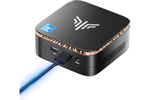 NiPoGi Essenx E1 Mini PC Ιntel Alder Lake-Ν95 (Βeat N5095, fino a 3.4GHz),16GB RAM+512GB M.2 SSD Mini Computer, WiFi 5,Bluetooth4.2, Dual 4K@60Hz Display HDMI2.0 +DP1.4