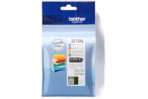 Brother LC3219XLVALBP Cartucce InkJet Originali, Alta Capacità, fino a 3000 Pagine Nero, 1500 Pagine Colori, Stampanti MFCJ5330DW, MFCJ5730DW, MFCJ6530DW, MFCJ6930DW, MFCJ5930DW, MFCJ6935DW, MultiPack