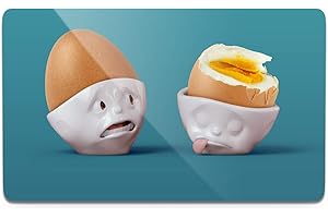 FIFTYEIGHT PRODUCTS Fiftyeight T040115 Halb So schlimm Planchette à découper Motif œufs à la Coque