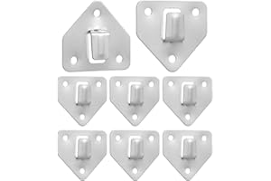 Angoily 8 Pièces Crochets pour Extincteur Mural, Support Mural pour Extincteurs, Fer Ensemble D'accessoires Extincteur D'incendie