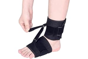 Wilsonzin Fußheberschiene für Fußheberschwäche, sprunggelenk orthese,Einstellbare Knöchelstabilisierung & Fußsenkungsstütze Hilft bei Valgusfuß, Nervenverletzungen, Beinmuskelstörungen