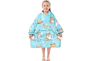 Wenlia Ponadwymiarowa bluza z kapturem, koc dla dzieci, prezent dla córki