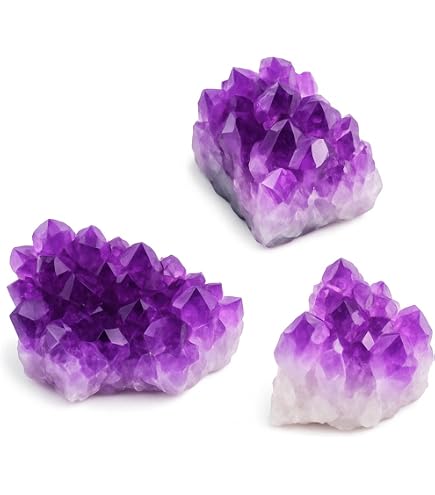 Filo Di Pietre Grezze Di Ametista Naturale, Cristalli Di Quarz O Per Gioielleria, Reiki, Decorazione Piante E Acquari (Lunghezza 38cm, Perle 10-23mm)