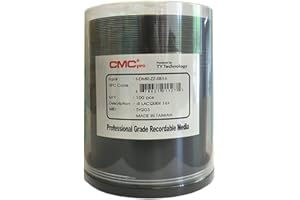 CMCPRO Taiyo Yuden - 100 x DVD-R - 4.7 GB 16x - silver - thermal transfer printable surface - spindle - storage media