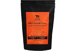 Lean Caffeine Ceylon Cinnamon Powder | True Sri Lankan Cinnamon Powder | Ground Cinnamon | Cinimon Powder Cinemon Cinamon Ceylon | Add to Bulletproof Coffee - Lab Free of Pesticides/Mycotoxins | 200g
