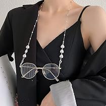 2 Chaînes De Lunettes Amabro Style Papillon - Sangles Élégantes Anti-Perte Pour Lunettes Et Masques