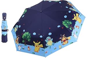 Rosavida Parapluie Pliable pour Enfants – Ouverture Automatique – Protection UV – Parapluie de Voyage Compact Coupe-Vent pour Filles garçons et Femmes