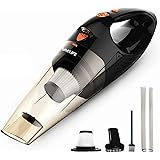 VacLife Aspirabriciole Senza Fili, Aspirapolvere per Auto Portatile, Mini Aspirapolvere Senza Fili Ricaricabile con 2 Filtri 