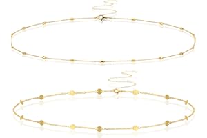 LLOUSSAK 2 Stück Bauchkette Gold Damen, Sexy Bikini Strand Geschirr Waist Beads, Vergoldet Layered Taillen Kette Boho Body Chain, Belly Chain für Frauen Mädchen