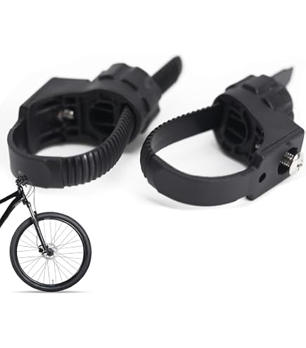 Lot De 2 Plaques Fixation Garde-boue Vélo - Acier Inoxydable - Espacement Trous 2cm - Vis Incluses - Montage Facile