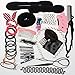 Neverland Beauty 24" Synthetic Hair Rainbow Color Cosmetology Mannequin Manikin Training Head Model + Hair Styling Braid Set