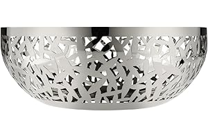 Alessi Cactus MSA04/21 Centrotavola Portafrutta Traforato di Design, in Acciaio Inox Lucido 18/10