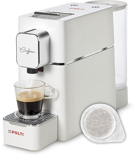 FABER SLOT PLAST Macchina Da Caffè A Cialde ESE 44 Mm, Colore Bianco E Grigio