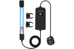 OsAtNb 13W UV Disinfection Lamp, Aquarium UV Sterilizer Light Home UV Sanitizer Fish Tank Ultraviolet Light Germicidal Lamp Phone Keys Sterilizer for Aquarium,Home, Baby Room, Pet House,Indoor,Hotel