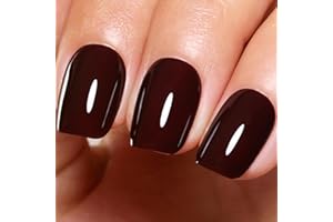 Ozzeal Smalto Semipermanente Unghie Marrone, 15ML Marrone Ciliegia Smalti Semipermanenti Per Unghie Manicure Autunno Inverno Smalto Gel Unghie UV Soak Off Led UV Gel Nail Polish