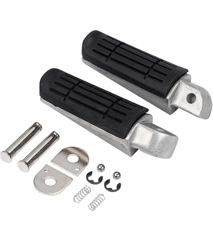 Kit Support Repose-Pieds Passager Arrière Noir Pour Harley Dyna 2006-2017 - Compatible Fat Bob, Street Bob, Super Glide, Wide Glide