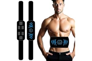 COODAY EMS Bauchmuskeltrainer, EMS Trainingsgerät, USB Wiederaufladbar Muskelstimulator, Bauchtrainer Ganzkörper ABS/Bauch/Arm/Po Trainer, Männer und Frauen