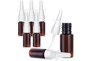 Giantree Butelka z rozpylaczem do nosa, 10 ml, mała, pusta butelka z rozpylaczem do nosa, rozpylacze, rozpylacze do wielokrotnego napełniania, butelka z rozpylaczem na wodę, perfumy, olejki eteryczne