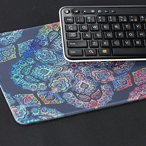 Gaming Mauspad(260 x 210 x 4 mm) ,Lizimandu Silent Designer Mousemat /Standard Size Anti-Rutsch-Gummi-Basis Mauspad(Farbverlauf Dekoratives/Gradient Decorative) - 6