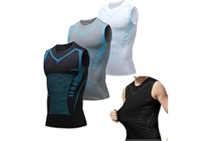 GENERIC Maynox Compression Shirt, Maynox Vitaboost Shirt, Vitaboost Compression Shirt, Ionic Shaping Sleeveless Shirt for Men
