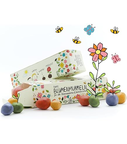Die Stadtgrtner  Saatgut BIO-Blumenwiese I Mit ber 25 verschiedenen  Arten Bio-Wildblumensaat I Ausreichend fr 100 m I Ideal fr Wildbienen,  Hummeln und Schmetterlinge : Amazon.de: Garten