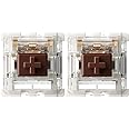 kutethy Gateron G Brown Pro Switches Pre-Lubricated 3 Pin RGB SMD Tactile for Mechanical Gaming Keyboard (Pack of 72, Brown)