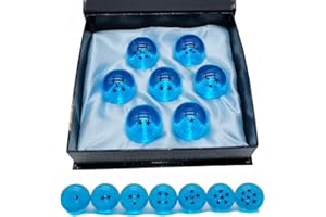 SIMUER Glaskugel Kristallkugel Fotokugel Wahrsagerkugel Glass Sphere Ball (Blue Acrylkristall Kugel)