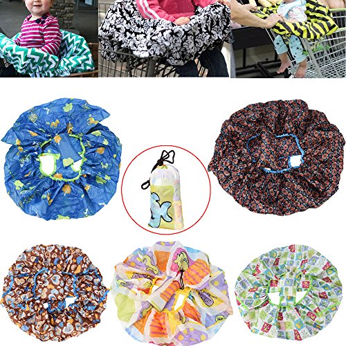Shopping Cart Cover , Gaddrt Grocery Shopping Cart Baby Seat Cover High Chair Cover for Baby