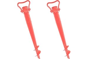 Aquadelos X2 Clavafacil Sombrilla Playa. Clava Sombrilla Playa. Pie De Parasol Resistente Ligero Duradero. Soporte para Clavar Ideal Accesorios Playita.