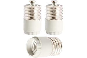 TWDRTDD Confezione da 3 adattatori Mogul Goliath E40 a base standard E27, utilizzare questo adattatore per collegare una lampadina E27 a una lampada Mogul Goliath E40