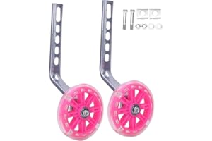 NAROOTE Stabilisers For Kids Bike, Stabilisers For Childs Bike, Kids Bike Training Wheels, Stabilisers for Childs Bike Kids Bike Wheel, Training Wheels Bike Support for kid outdoor(Pink)