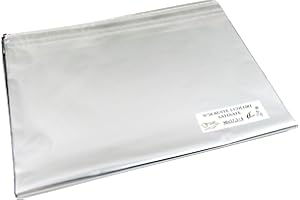 PACK-IN CENTER SRL Buste regalo METAL SATIN, con Striscia Adesiva, Colori Assortiti, Dimensione cm 40x57,5+4 - Pezzi 50