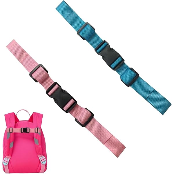 ZEXIJOW 2 Stück Verstellbarer Brustgurt Rucksack,Mit