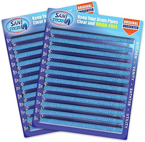 WENHUACHINA 12pcs Magic Sticks Drain Cleaner and Deodorizer, for All Sink Shower Floor Keeps Drains and Pipes Clear and Odor Remover - As Seen on TV