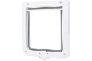 Trixie 4-Way Trampilla para gatos con túnel, blanco, 660 g, dimensiones totales 24 x 28 cm