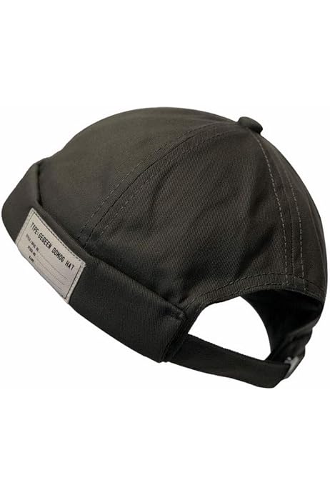 Cap Cotton Denim Brimless Docker Cap 