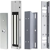 YAVIS Waterproof Electromagnetic Lock DC 12V, 280KG/600LBs, Brushed Surface, NC Model, Z &amp; L Brackets Included, Ideal for Acc