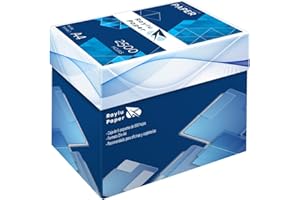 RAYLU PAPER - Folios 80gr de Papel Premium Multiusos para Impresoras Láser, Inkjet y Fotocopiadoras, para Oficina y Hogar