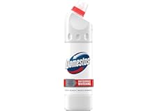 Domestos White & Sparkle Thick Bleach disinfectant that eliminates 99.99% of bacteria and viruses* unstoppable whitening power 750 ml
