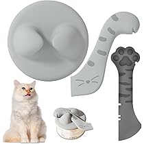 Coperchi In Silicone Per Lattine Di Cibo Per Animali - Set Con 4 Cucchiai, Adatti A Barattoli Da 85g, 155g, 340g