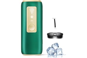 ‎ZAKVOP IPL Haarentfernungsgerät mit Eisfunktion, Schmerzlose Laser Haarentfernung mit 5 Energiestufen und Automatischen/Manuellen Modi, 999999 Flashes IPL Hair Removal für Körper, Geschenke für Frauen