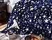 Bedding Extra Soft Coral Fleece Blanket Lightweight Thickening Throw/Bed Blanket Color Blanket Starry Sky-Blue Full(71"X79")